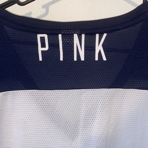 Victoria’s Secret Pink Pitt short sleeve T-shirt V-neck jersey style - Picture 5 of 7